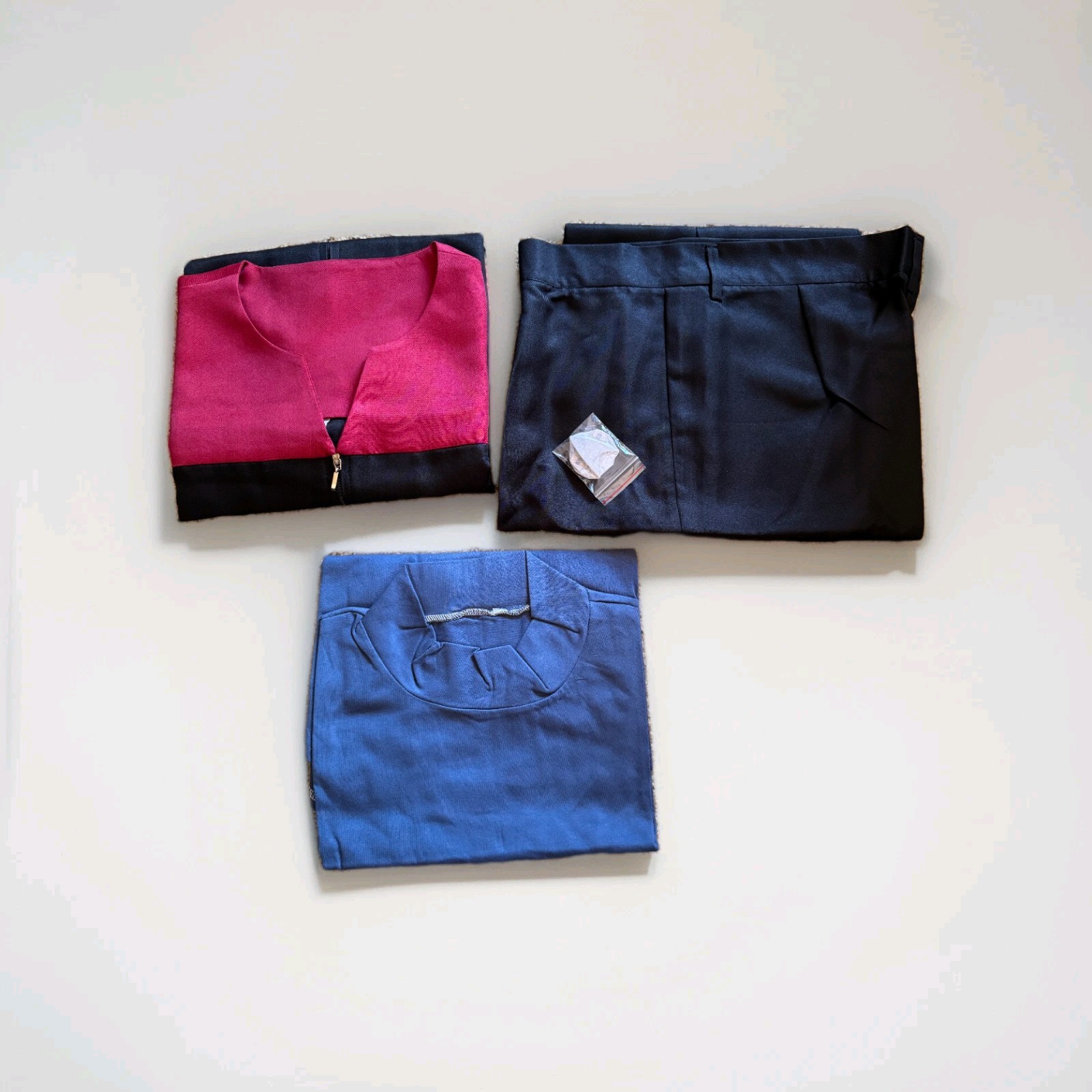 Star Trek uniform costume set red black blue jacket pants badge