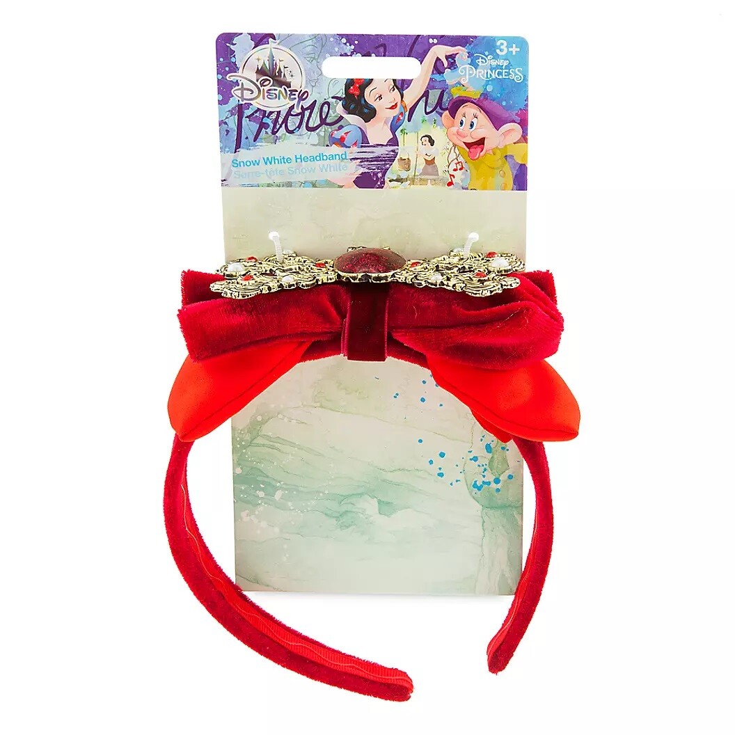 Deluxe~SNOW WHITE~COSTUME~DRESS + HEADBAND + RED CAPE~NWT~Disney Store~2020