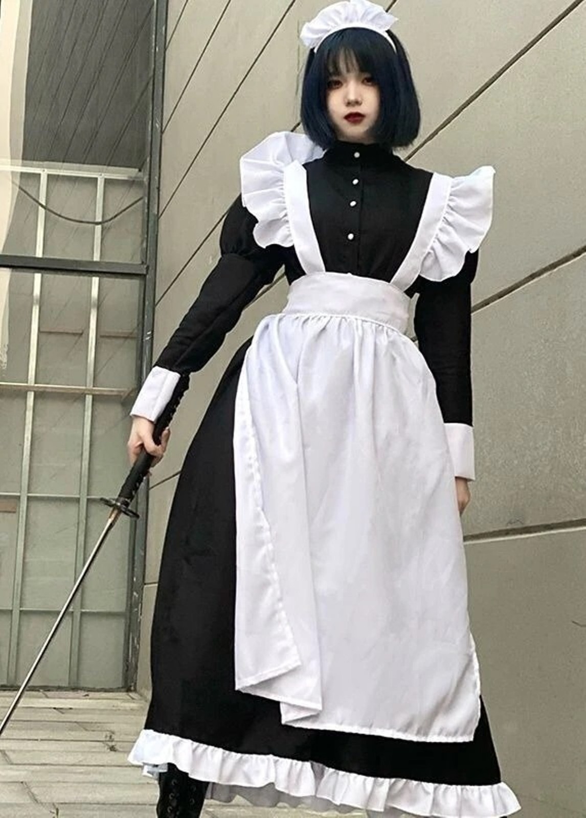 Male Unisex French Maid Costume High Quality M L XL 2XL 3XL