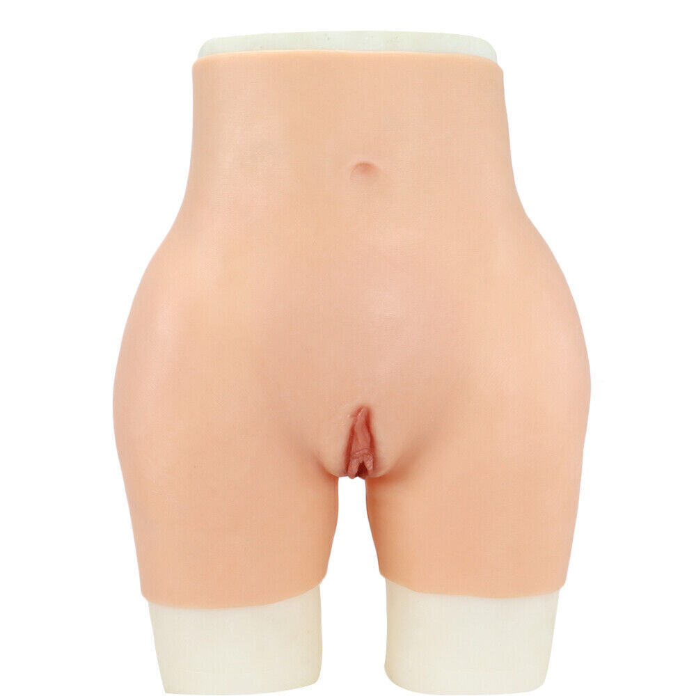 Silicone Panty Plump Hips Underwear Fake Vagina Pant Plump Buttocks Transgender