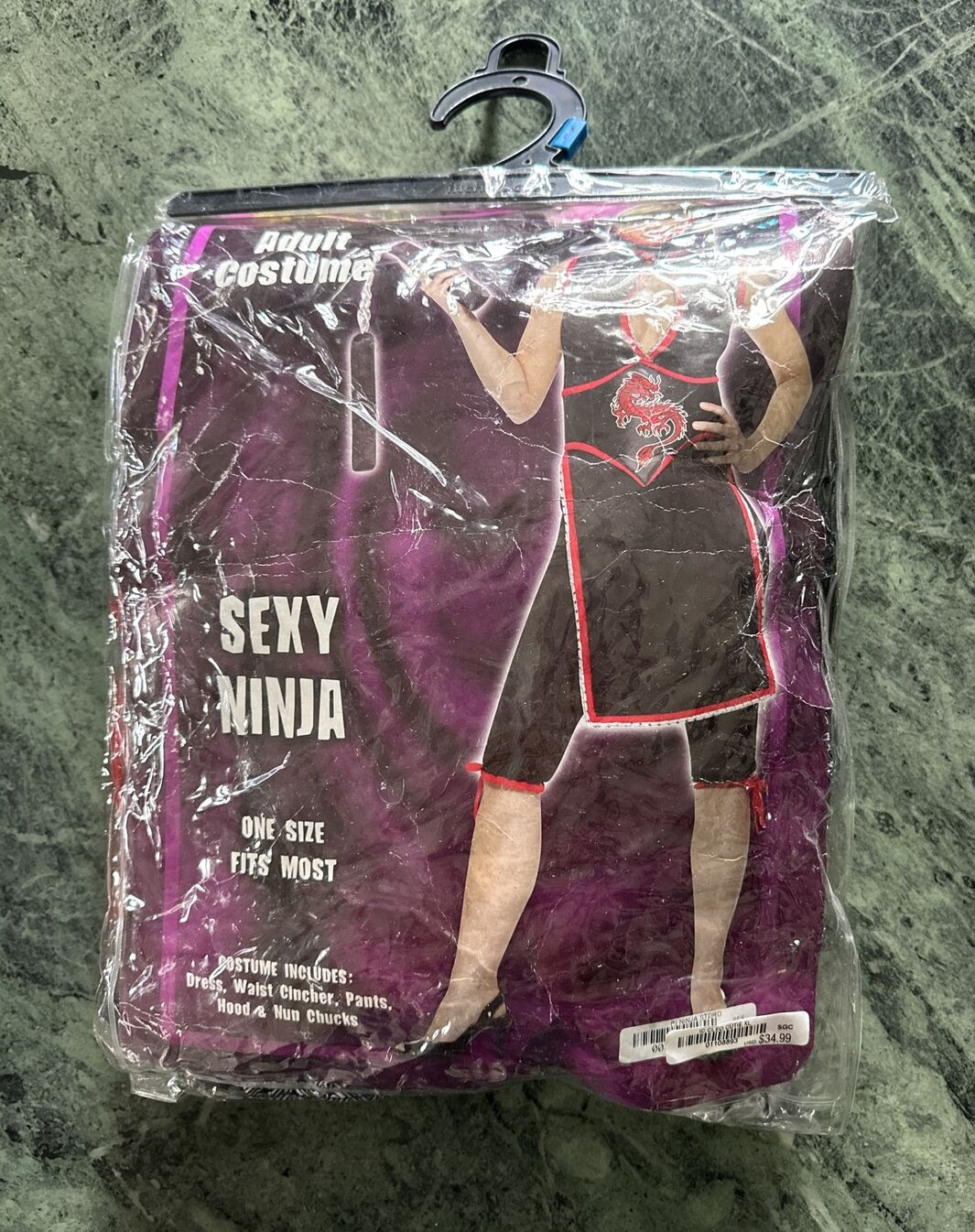 Spirit Vintage Ninja Halloween Adult Costume Size L Cosplay