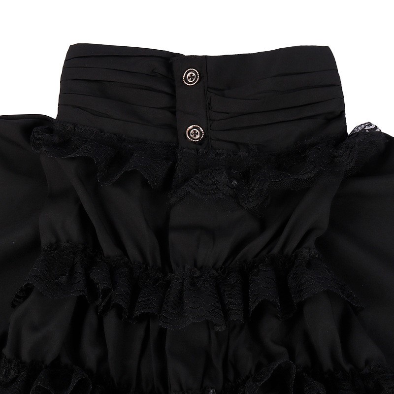 Men’s Pirate Renaissance Medieval Victorian Steampunk Gothic Vampire Shirt Top