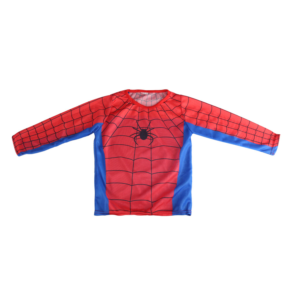 Kids Boys Spiderman Fancy Dress Party Jumpsuit Cosplay Costume Bodysuit 3-7 Age
