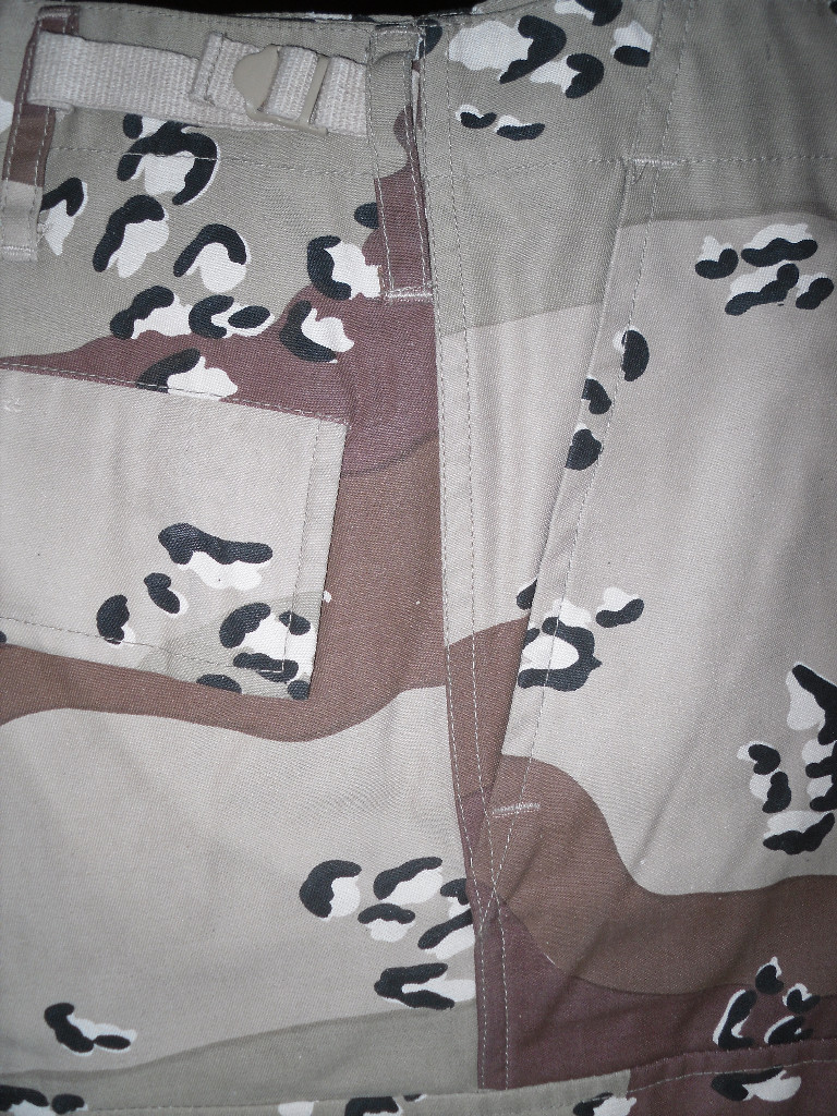 U.S Military Style Desert Storm Colour Camo Combat Cargo Trousers 28″-32″ – NEW