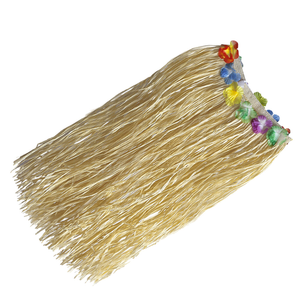 Luau Party Supplies Hula Grass Dance Skirt Flower Dress Hawaiian Costume