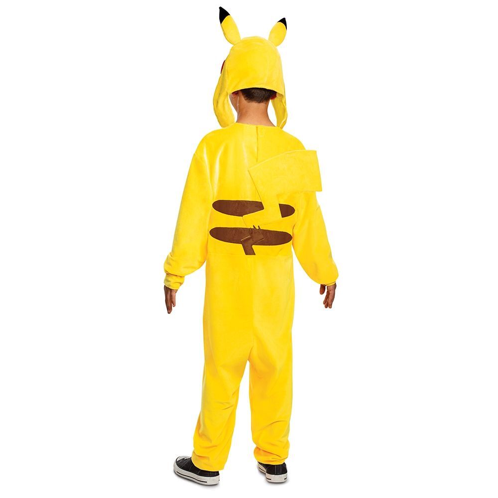 Classic Pikachu Child Unisex Costume Jumpsuit New Pokemon Halloween Fleece