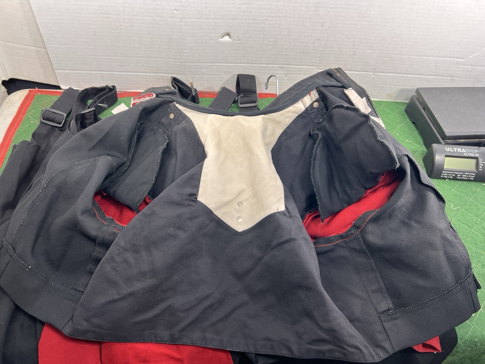 Lot Of 3 Vtg School Marching Band uniform jacket Pants Group Costume Red Black