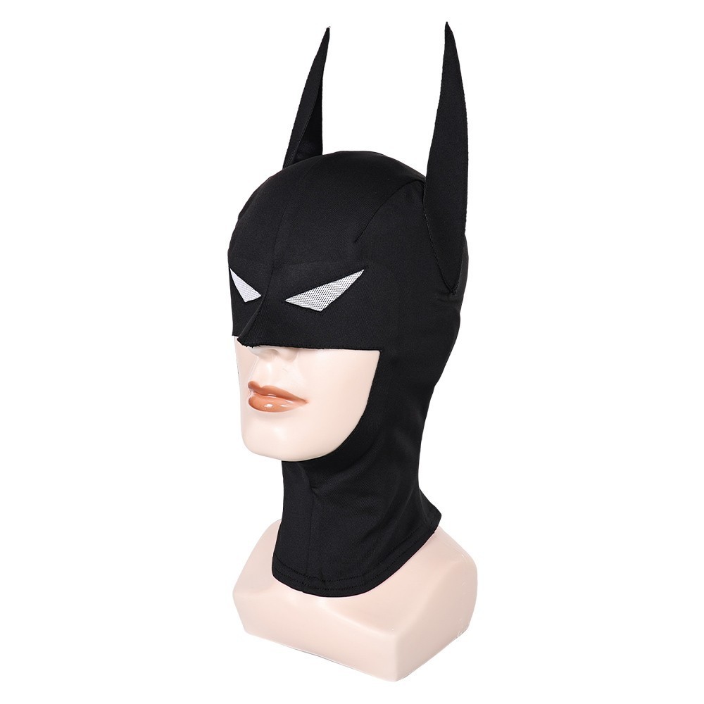 Caped Crusader Bruce Wayne Cosplay Black mask Hat Headgear Halloween party Props