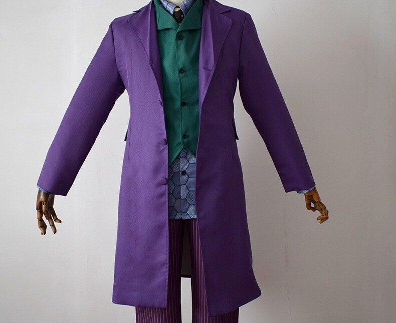 2025 Batman The Dark Knight Cosplay Costume Joker Heath Ledger Show Mask