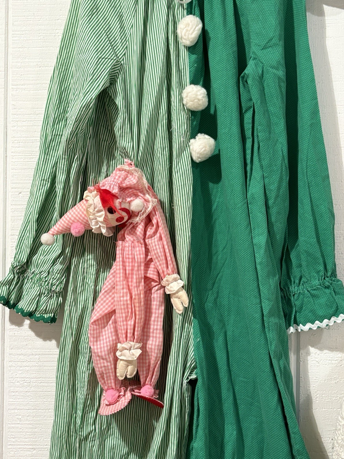Vintage Handmade Clown Costume Adult Oversized
