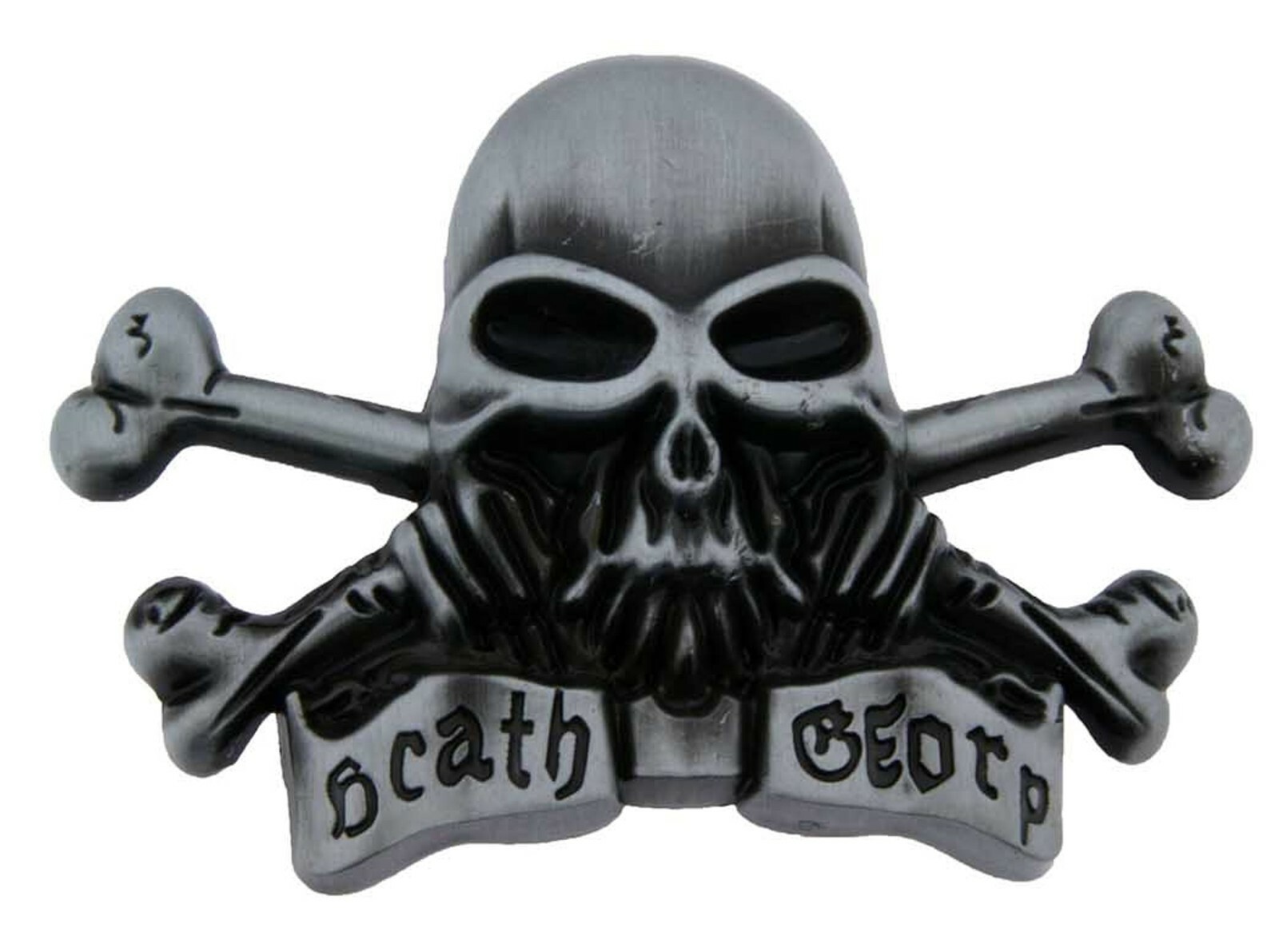 Skull Belt Buckle Cross bones Men Women Halloween Costume Christmas Party Gift