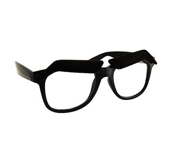 Party Costumes – Sun-Staches – Black Eye Brows Laugh It Up Toys NEW Halloween
