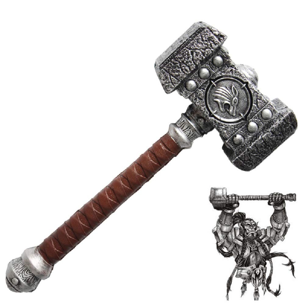damdos Halloween Prop Costume Accessories Size: 54cm*20cm*11cm, Silver