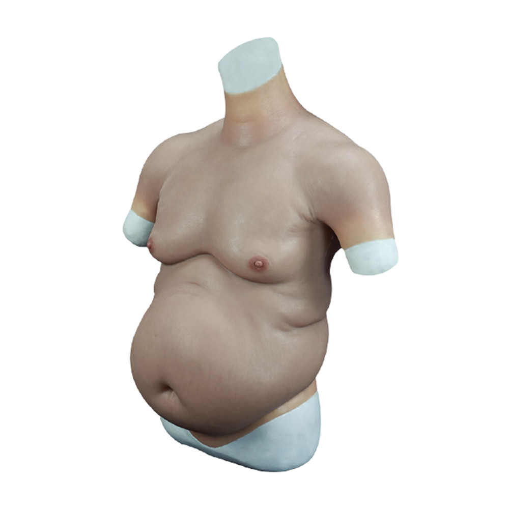 Realistic Silicone Beer Belly Fake Middle-aged Male Belly Crossdress Cosplay