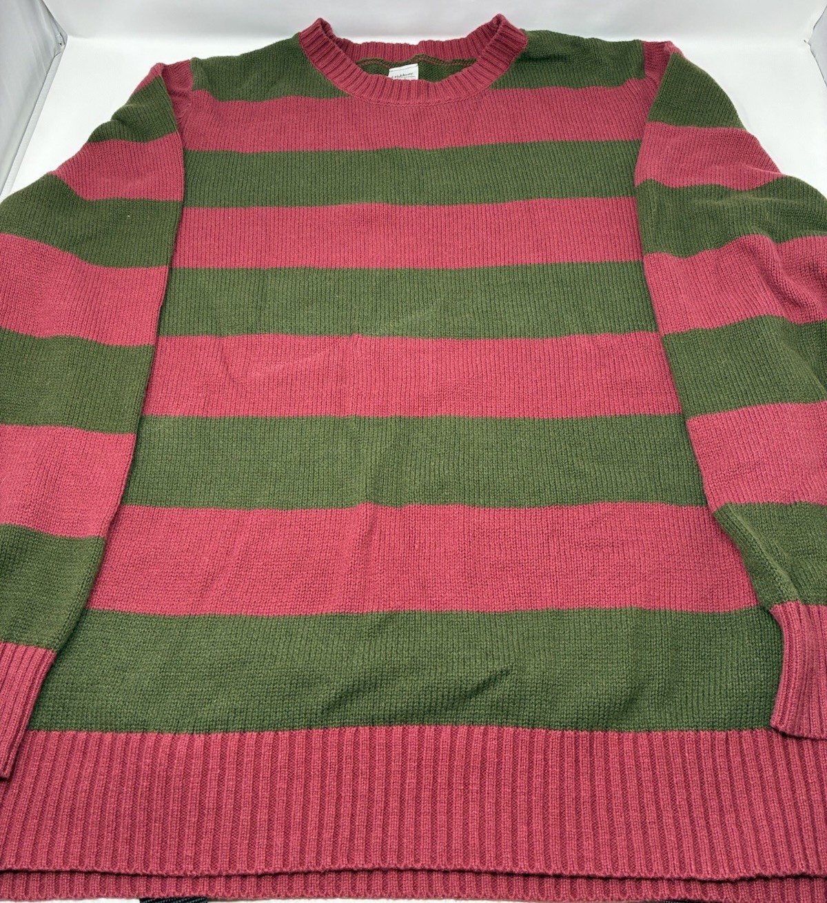 Freddy Krueger Costume Set Adult XXL Sweater,Hat, & Glove Horror Cosplay