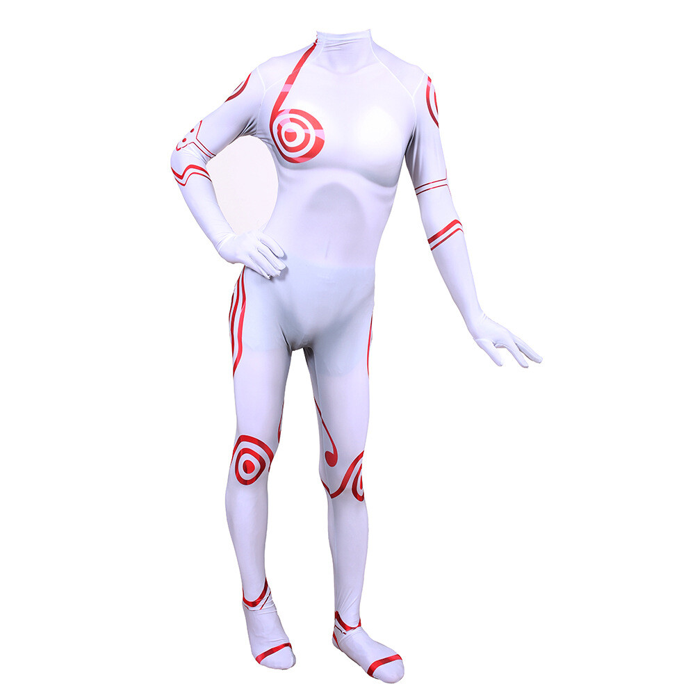 Anime Deadman Wonderland Shiro Zentai Bodysuit Jumpsuit Women Cosplay Costume