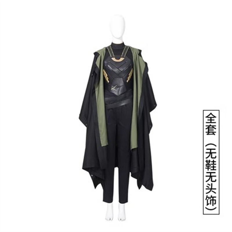 Loki Season 1 Lady Loki Cosplay Costume Outfits Halloween Women’s Full Set Shoes