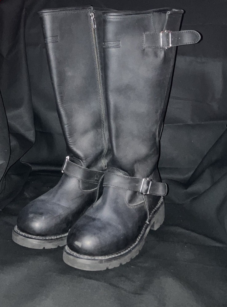 Cosplay Boots, Used, Size 9W, Star Wars, Star Trek, Uniform, Zipper, Black, Tall