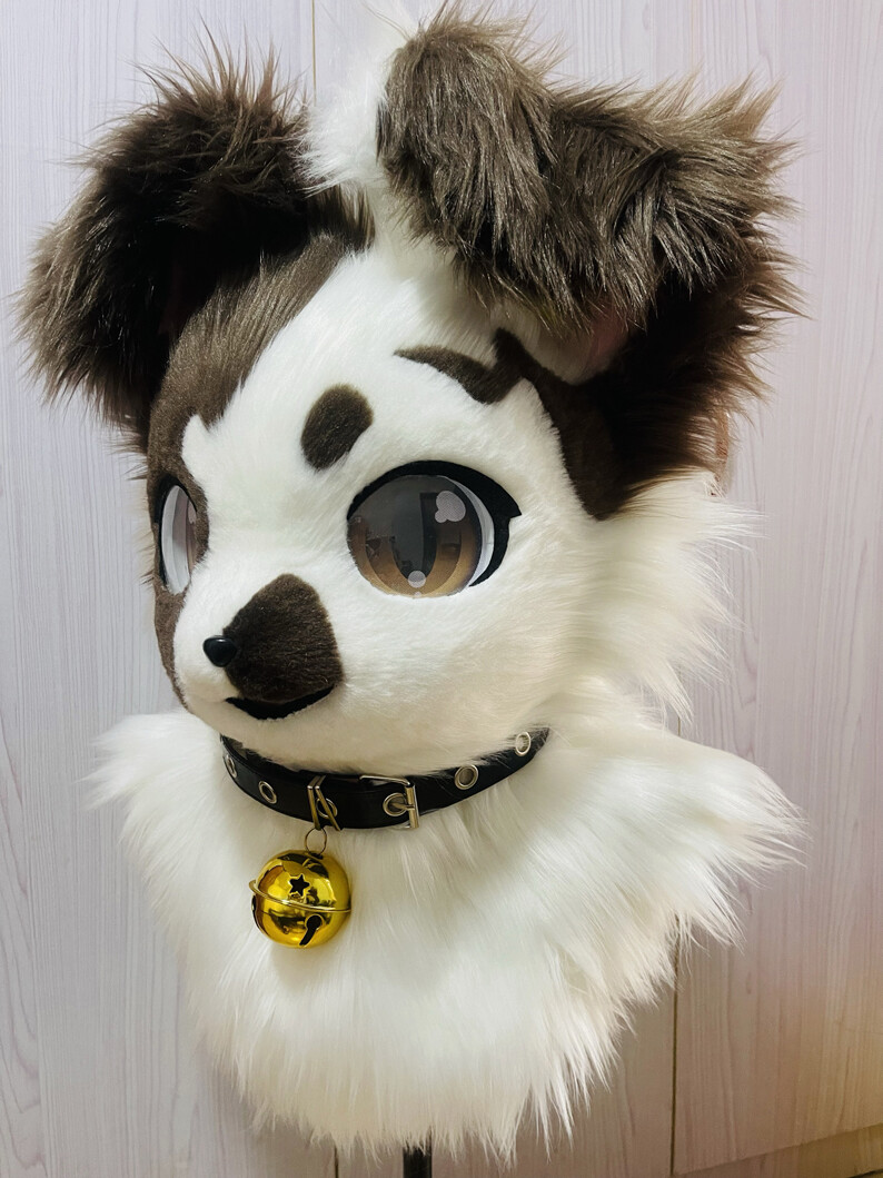 Fursuit Husky Fox Mascot (head) Halloween Party Fur Cosplay Gift 288#