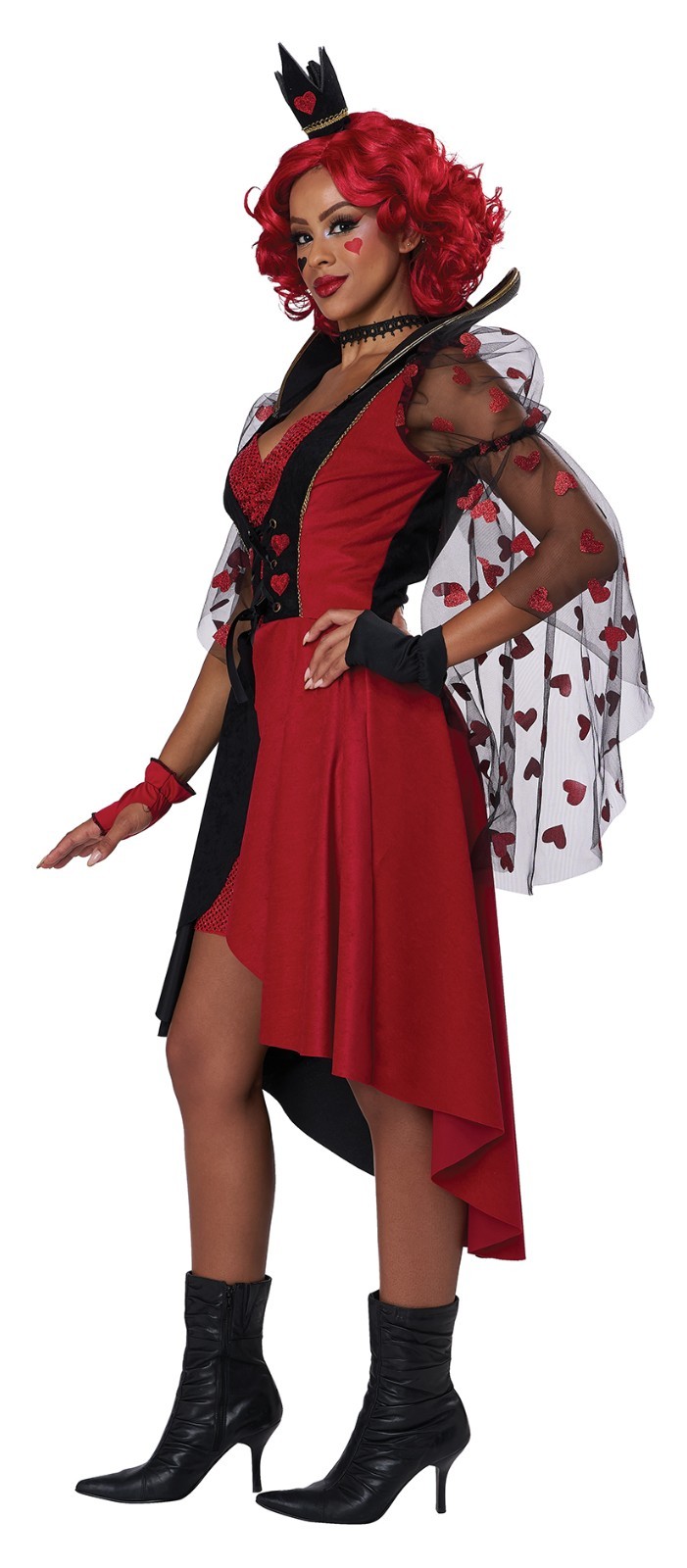 Queen of Hearts Cosplay Dress Alice In Wonderland Adult Costume