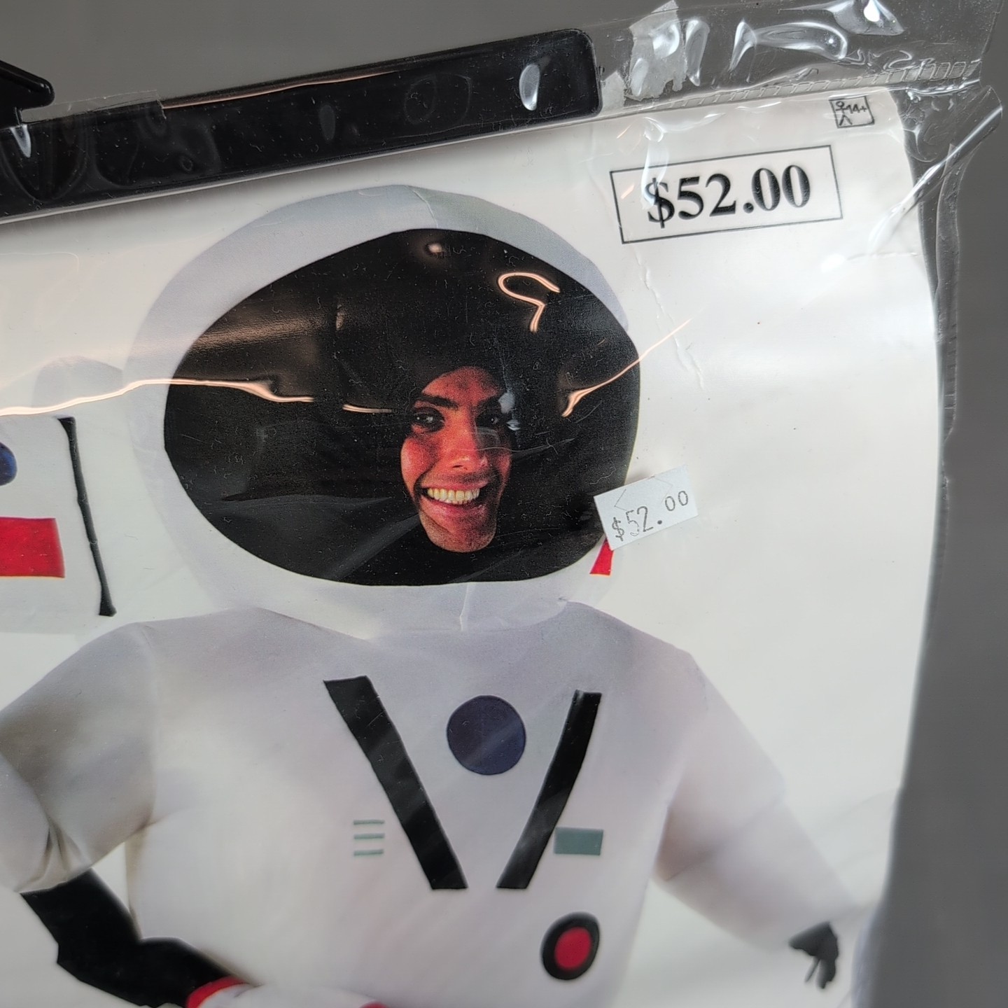 Inflatable Astronaut Adult One Size W/ Gun & Sound Pack