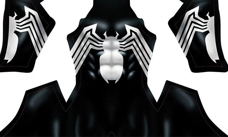 Venom Spider-Man Cosplay Costume Jumpsuit 3D Printed Zentai Suit Fan Halloween