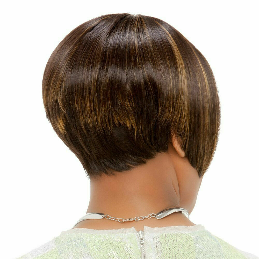 Human Hair Bobo Wig Short Straight Hair Color As Shown Peruca Cabelo humano