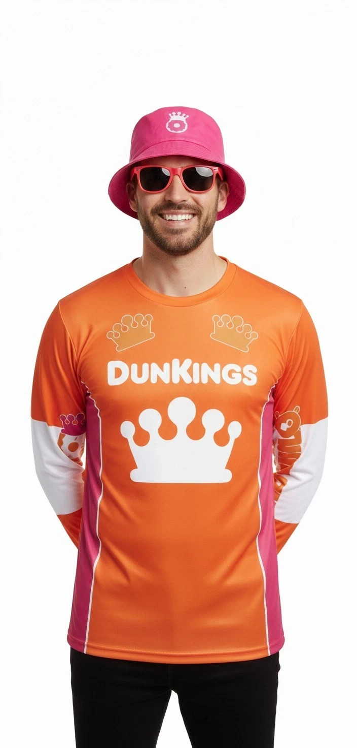 Limited Edition DUNKINGS HALLOWEEN COSTUME Size S/M The Dunkings Of Boston NEW