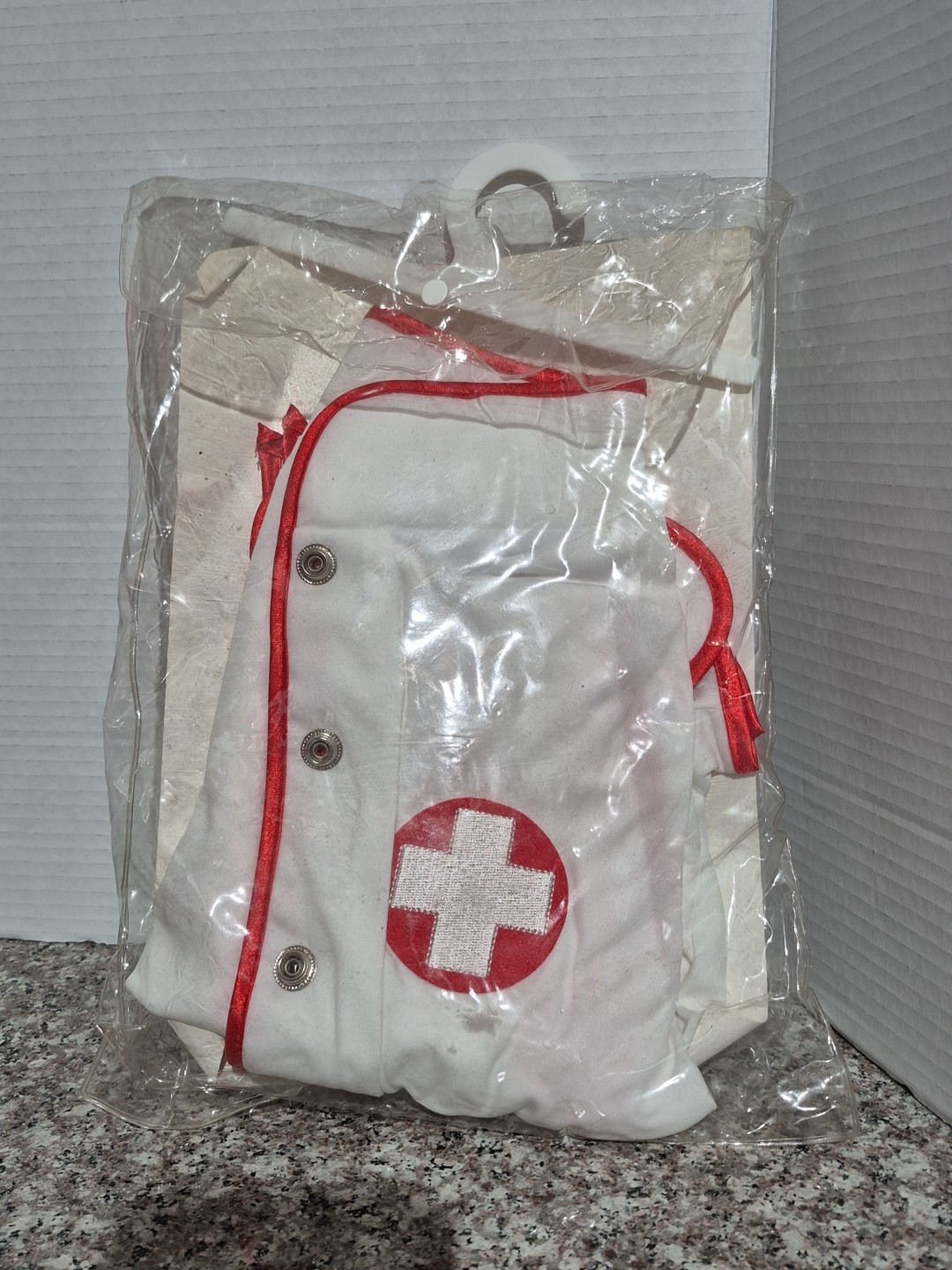 Leg Avenue Old New Stock Costume WITH Headband (Naughty Nurse), Size S/M