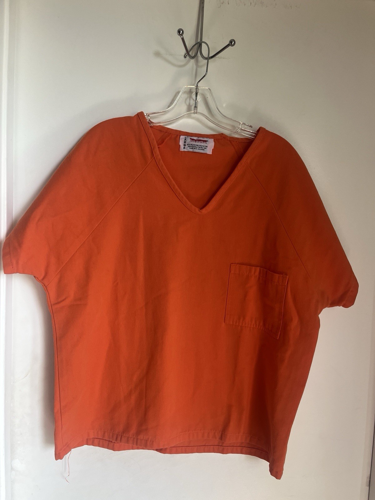 Bob Barker Authentic Orange Prison Prisoner Jail Inmate Scrub Uniform Pants