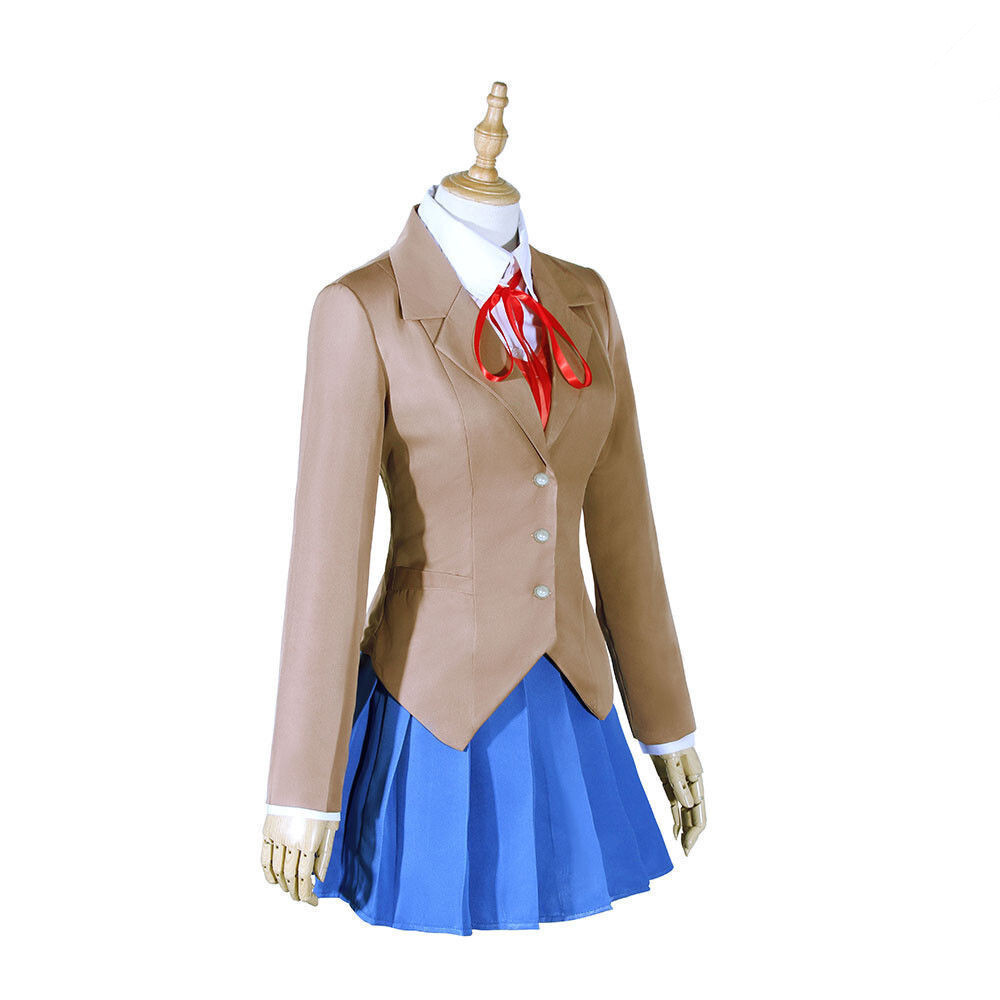 Doki Doki Literature Club Monika Cosplay Costumes Sayori Yuri Natsuki Costume