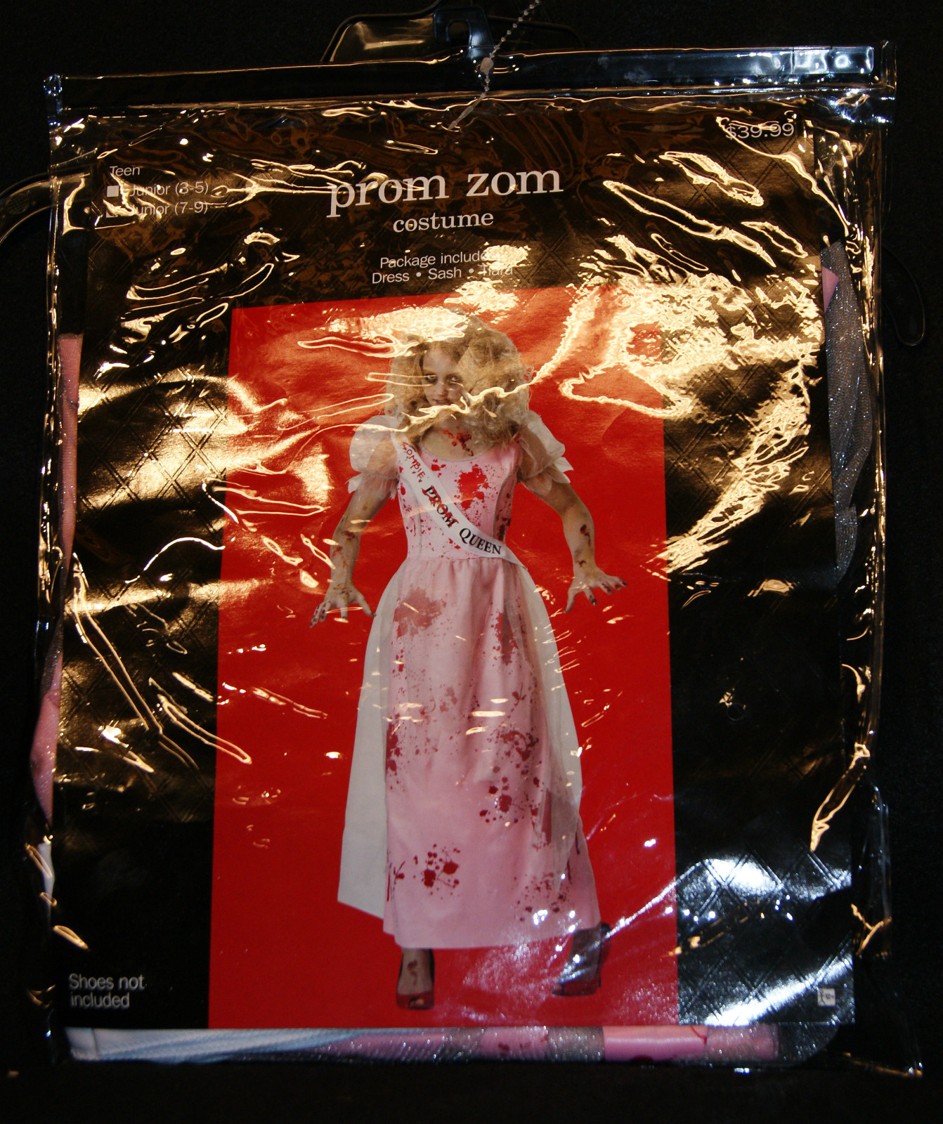 Teen Girl / Women’s (Junior Size) Prom Zombie 3 Piece Costume Size 7-9 NIB $40