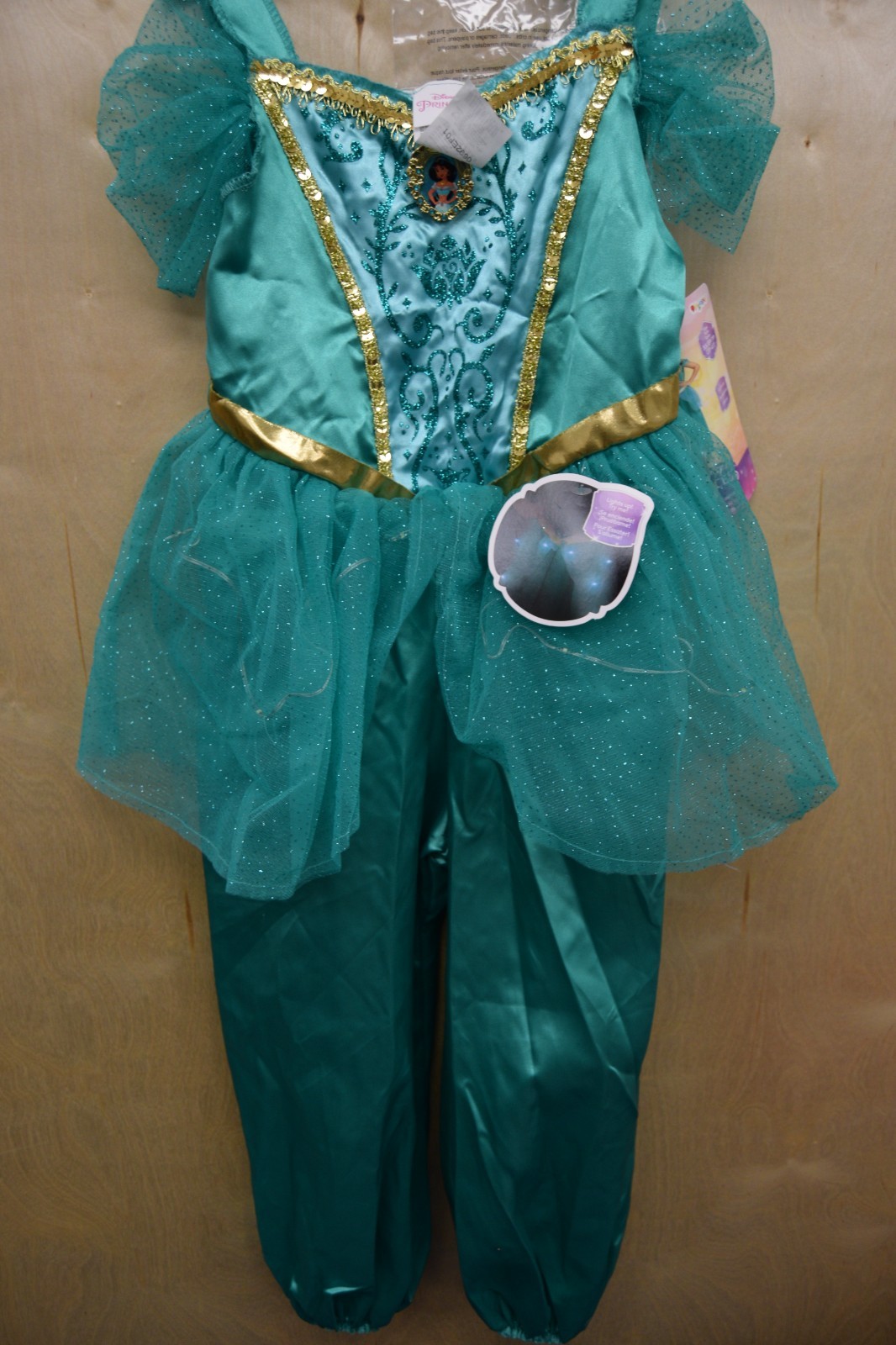 Disguise, Kids’ Disney Princess Jasmine Costume, Size XS (3T-4T), New