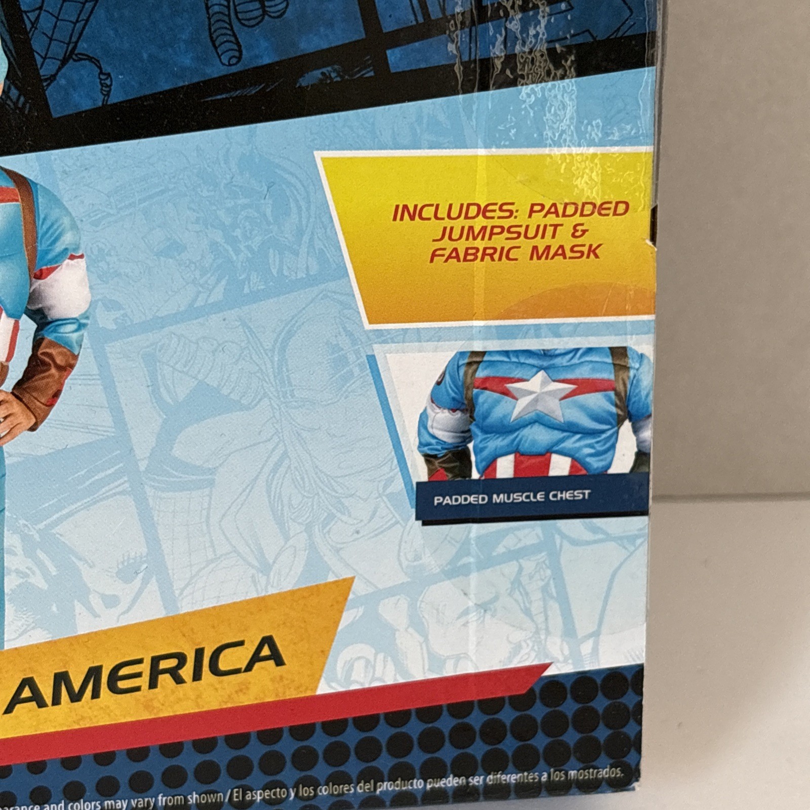 Captain America Marvel Toddler Halloween Dress Up Costume Size 2T