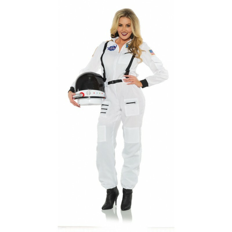Underwraps Female Astronaut NASA White Adult Womens Halloween Costume 29958