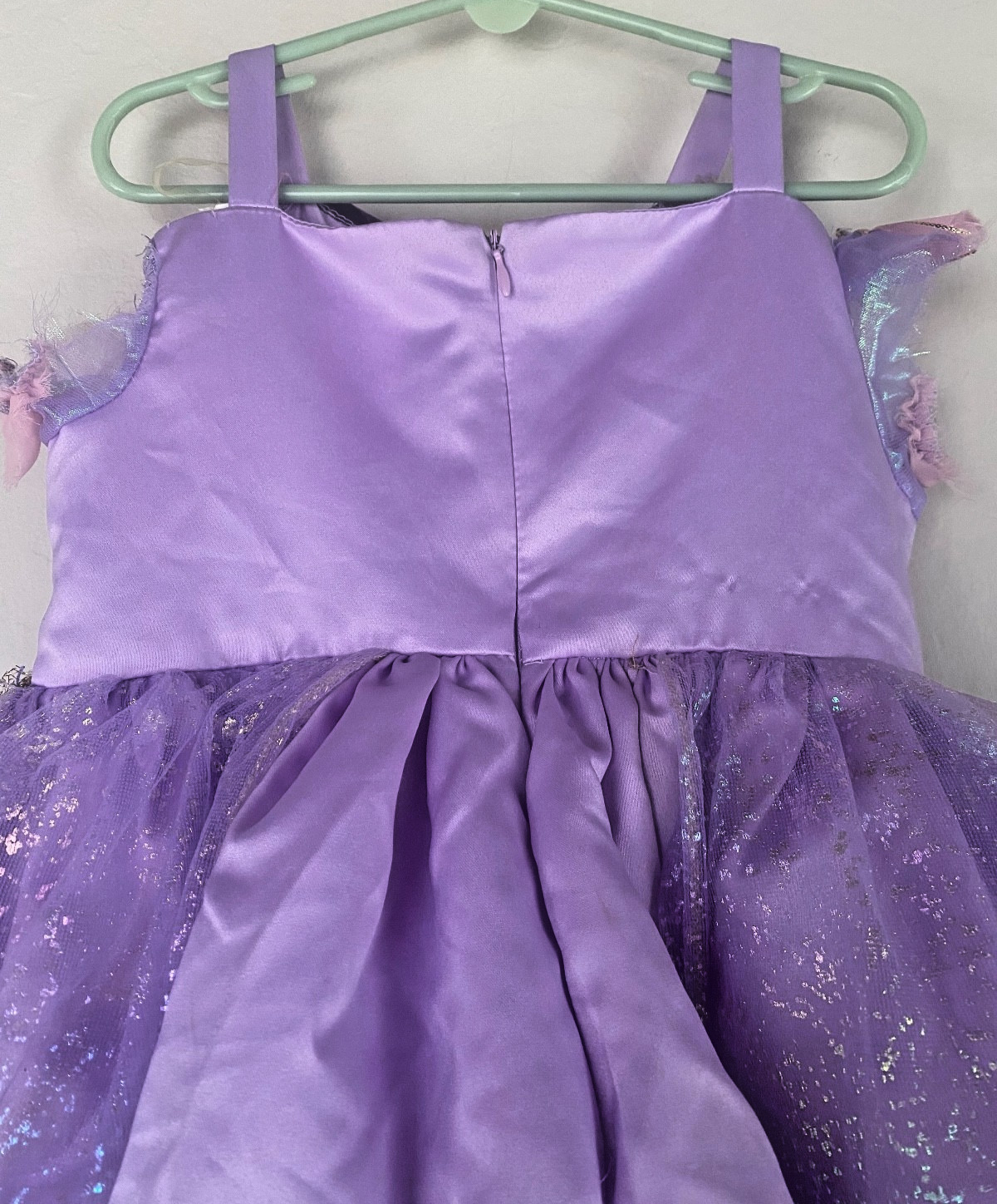 Disney Princess Rapunzel Costume Purple Dress AND Heels Set Child XS 3-4T, READ!