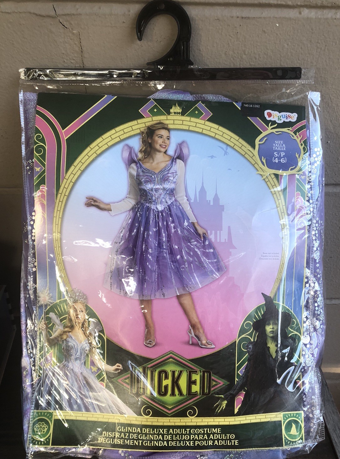 Wicked The Movie Glinda FOR GOOD Adult Costume Dress Women’s Small 4-6 Cosplay