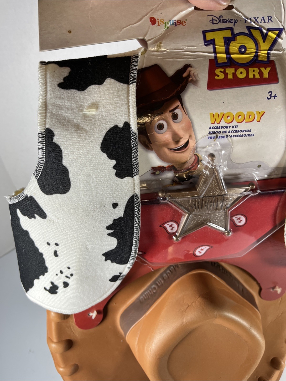 Woody Kit Toy Story Sheriff Hat Vest Badge Halloween Child Costume Accessory