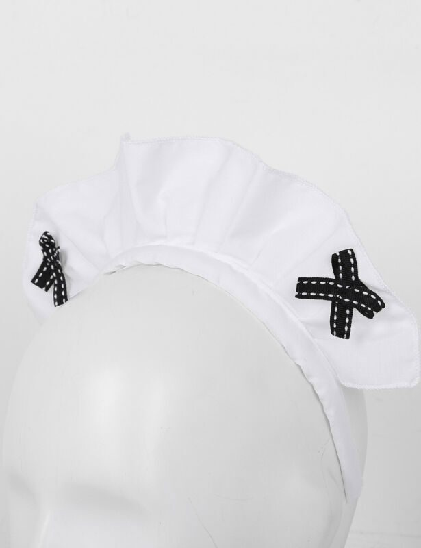 Sexy Women’s Lingerie Maid Ruffle Apron Babydoll Dress Cosplay Costume Outfit