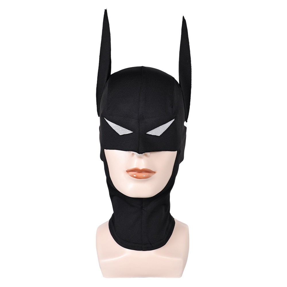 Caped Crusader Bruce Wayne Cosplay Black mask Hat Headgear Halloween party Props