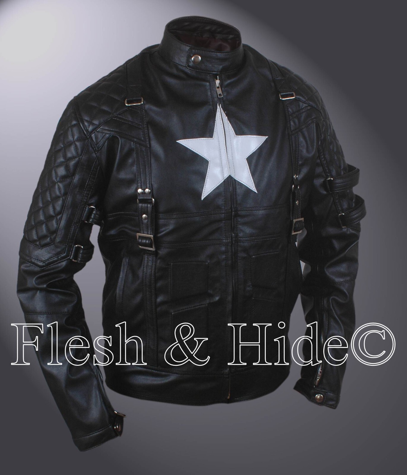 Captain America Chris Evans Black Jacket