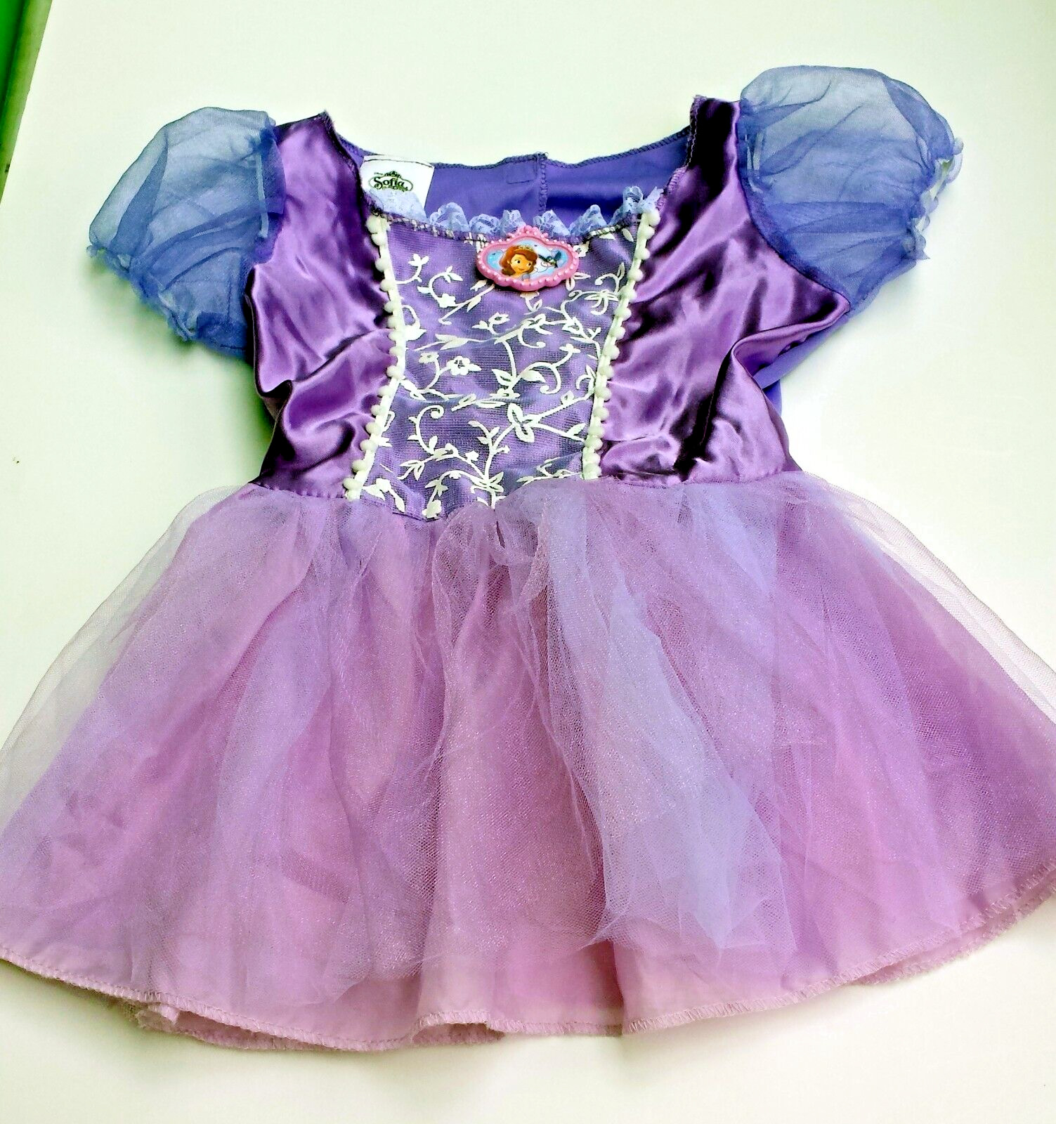 Disney Princess Sofia the First Costume Top Only Size 5 No Tag Play Dress-up