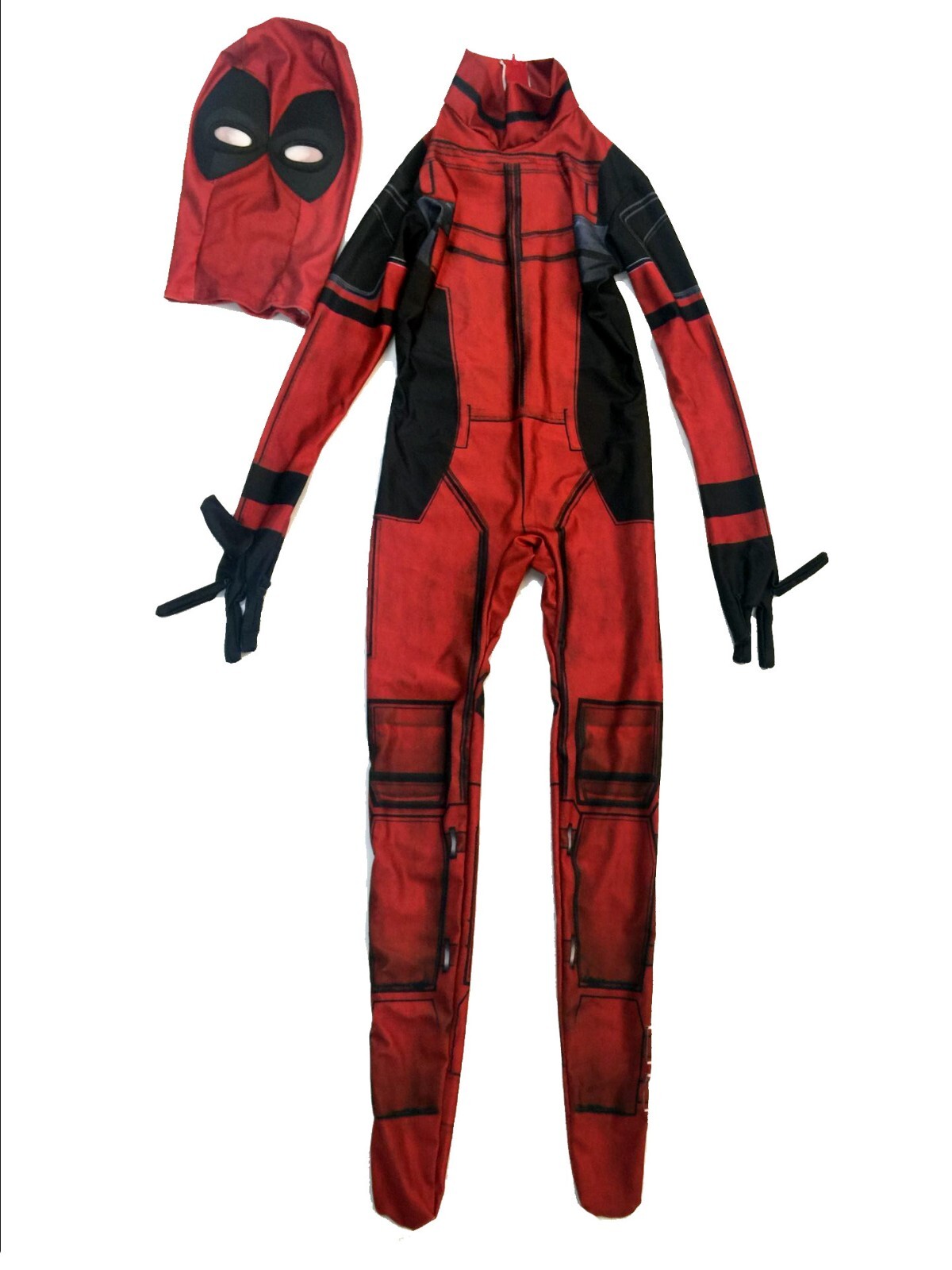 Kids Deadpool Costume Boys Halloween Cosplay Jumpsuit Bodysuits Accessories Gift