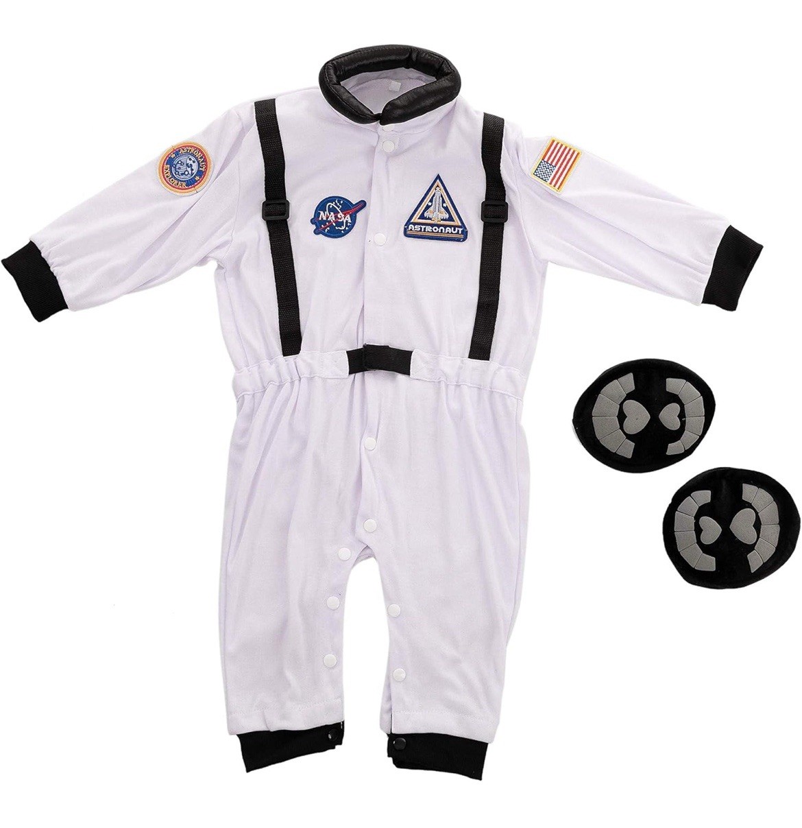 Astronaut Costume – Toddler Costume 12-18 Months / 1 Jumpsuit & 1 Pair Of Bootie