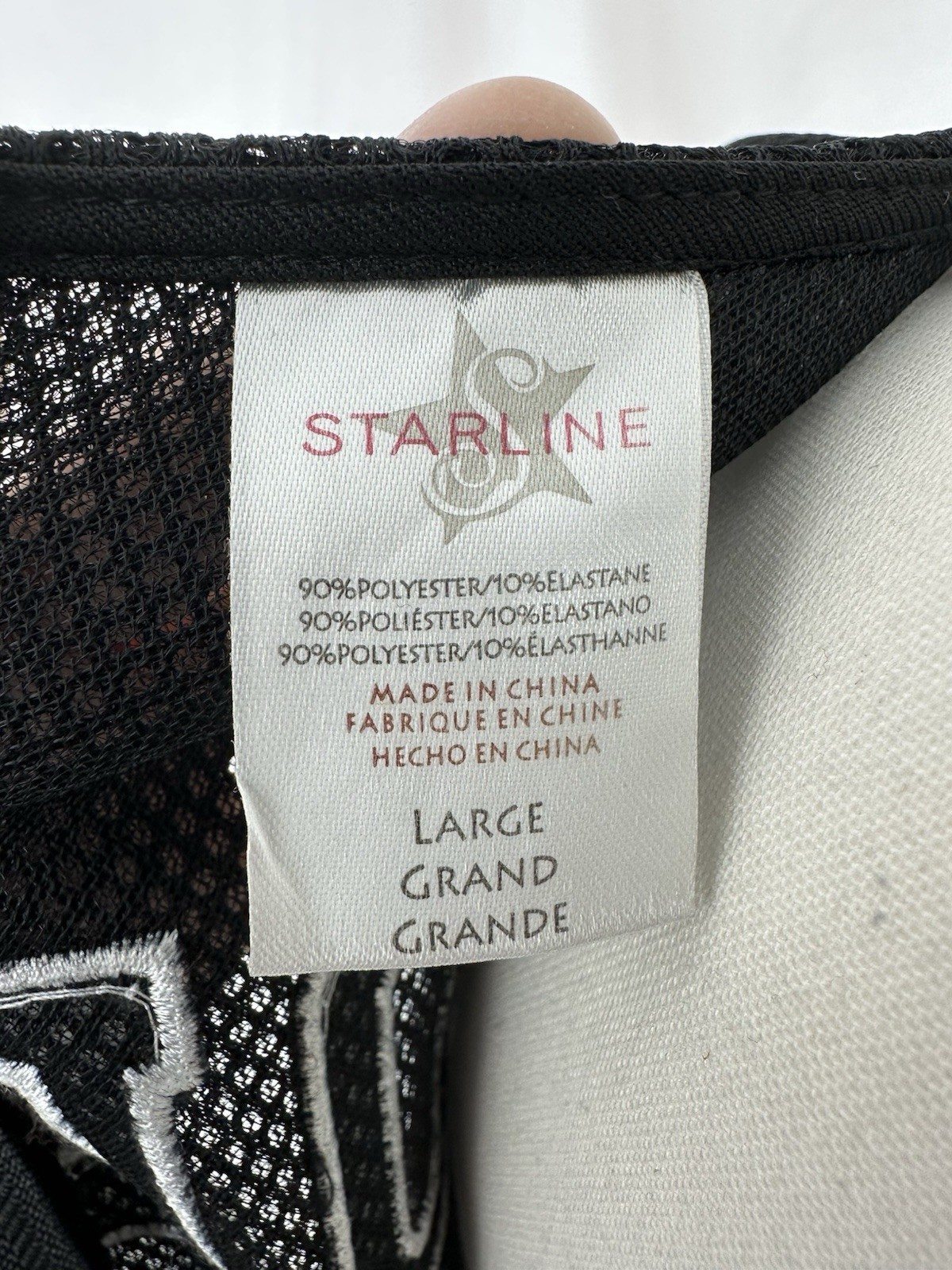 Starline Black Fashion Police Fit and Flare Costume Dress Size Large