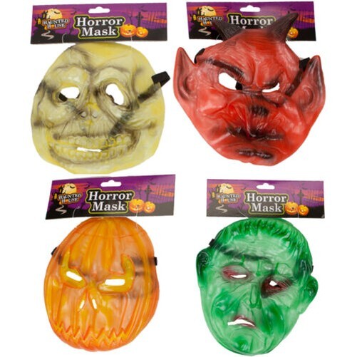 Halloween Fancy Dress PVC Horror Mask – Choose Design