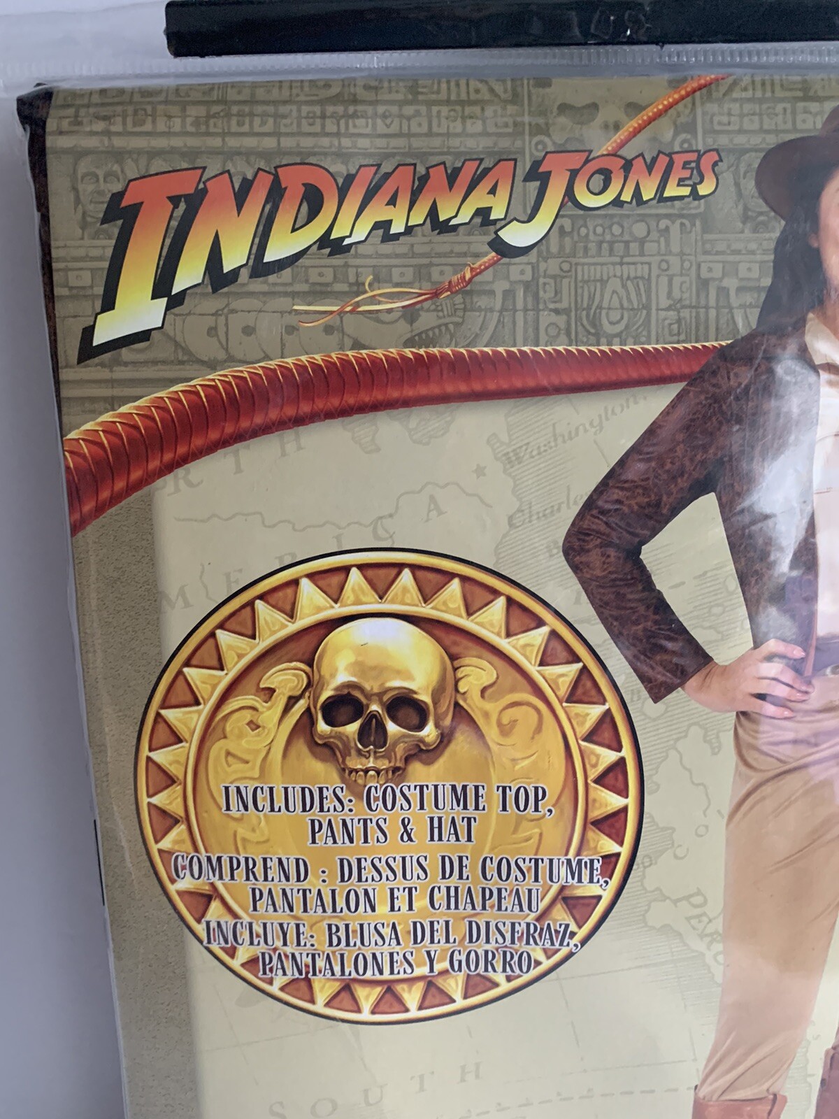 Jazwares Classic Indiana Jones NEW Adult Costume Size Small 4-6 **No Hat**