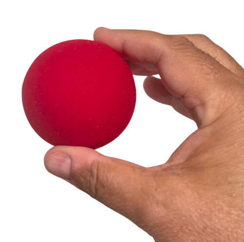 4 JUMBO 2.5” RED SPONGE CLOWN NOSES Funny Foam Big Ball Costume Rudolph Circus