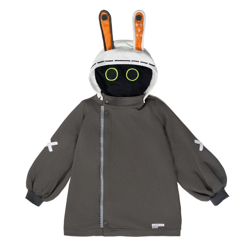 ZZZ Zenless Zone Zero The Bangboo Eous Clothing Hoodie Cosplay Outfit w/Scarf