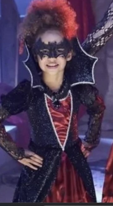 Chasing Fireflies Vampire Vampiress Batty Girls Halloween Costume Dress 8 Years